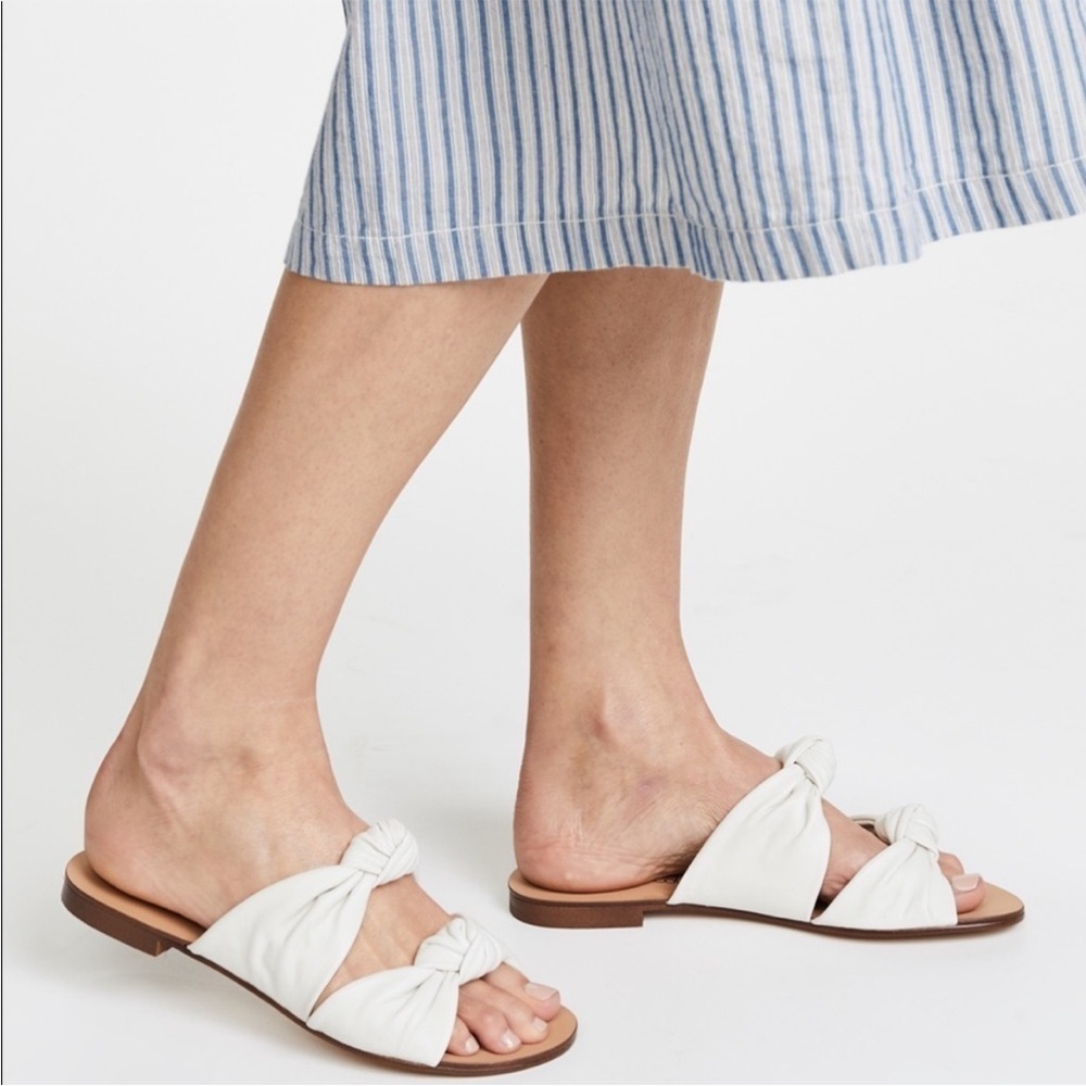 Splendid Barton double knot leather slide sandals